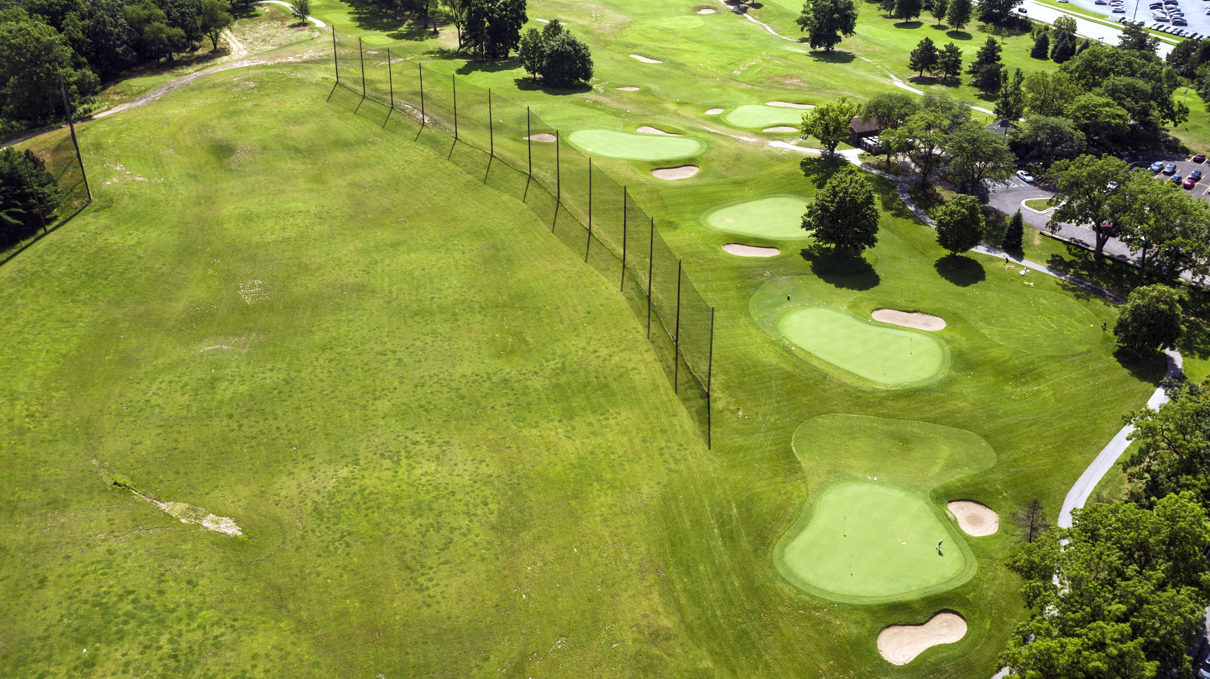 Bird's Eye View of Practice Facility
